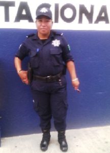 Cristina, el gran valor de ser policía y madre