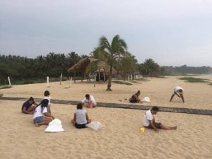 Playa Bacocho, limpia