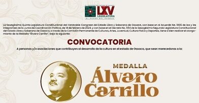 Congreso entregará medalla “Álvaro Carrillo”