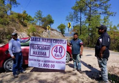 Tlaxiaco: Mil pesos por conducir a más de 40xh Tlaxiaco: Mil pesos por conducir a más de 40xh