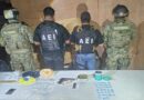 Aseguran drogas, arma de fuego y cartuchos tras cateo