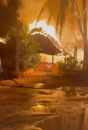 Devastación y pérdidas millonarias por incendio en Punta Zicatela