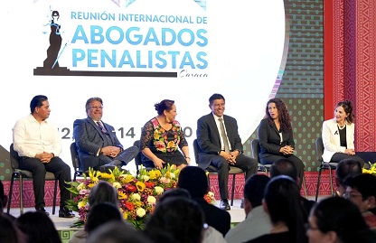 Inaugura Salomón Reunión Internacional de Abogados Penalistas