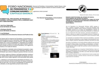 Organizaciones de periodistas exigen justicia para reportero
