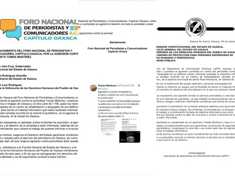 Organizaciones de periodistas exigen justicia para reportero