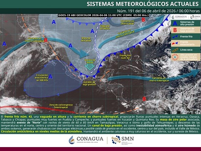 Prevén tormentas, granizo y vientos intensos Prevén tormentas, granizo y vientos intensos