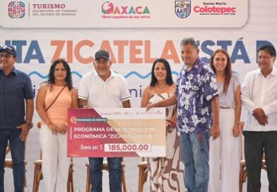 Reactivan economía en Punta Zicatela