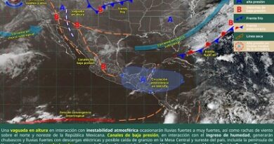 Seguirán lluvias fuertes, calor extremo y mar de fondo Seguirán lluvias fuertes, calor extremo y mar de fondo
