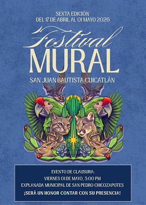 Sexta edición del Festival Mural Cuicatlán