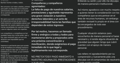 A trabajadores de gobierno les retienen su salario A trabajadores de gobierno les retienen su salario