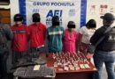 Por cateos, aseguran de drogas y armamento; ocho detenidos