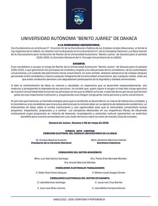 Propuestas, no en ataques personales, piden rumbo a Rectoría