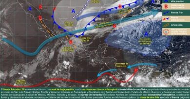 Se prevén tormentas eléctricas
