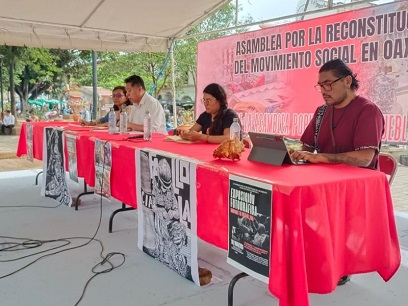 Analizan reconstitución del movimiento social en Oaxaca Analizan reconstitución del movimiento social en Oaxaca