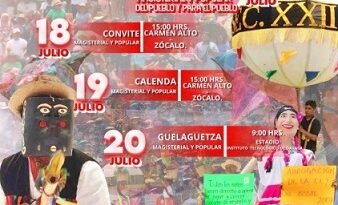 Anuncia S-22 su Guelaguetza