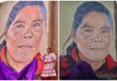 Con mural, artista triqui rinde homenaje a corredora rarámuri