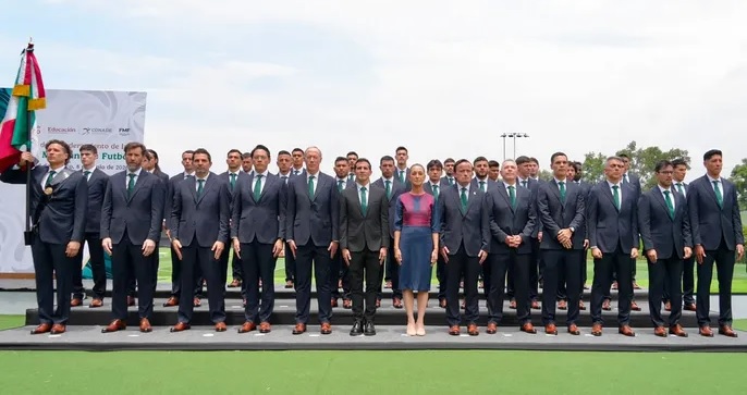 Presidenta Sheinbaum abandera al Tri
