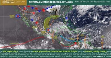 Prevén lluvias y tormentas vespertinas