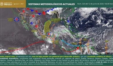 Prevén lluvias y tormentas vespertinas