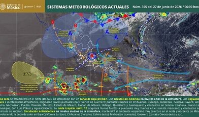 Seguirán lluvias vespertinas