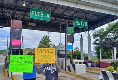 Acusan a CAPUFE de contaminar zona de Huitzo Acusan a CAPUFE de contaminar zona de Huitzo
