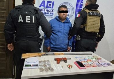 Detenido, drogas, armas y dinero, tras cateo en Huautla Detenido, drogas, armas y dinero, tras cateo en Huautla
