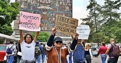 Escala crisis en la UNAM por examen de admisión Escala crisis en la UNAM por examen de admisión