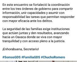 Grupo señalado por nexos con CJNG, felicita a Jesús Romero Grupo señalado por nexos con CJNG, felicita a Jesús Romero