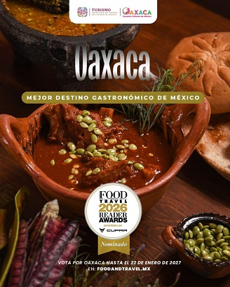 Oaxaca es reconocida mundialmente por su gastronomía